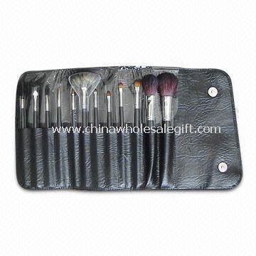 Professional Cosmetic Brush Set with Case and Adjustable Strap