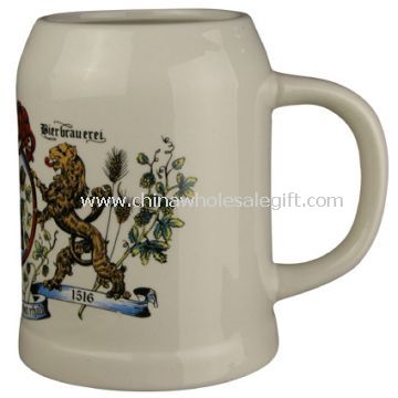 ceramic beer mug