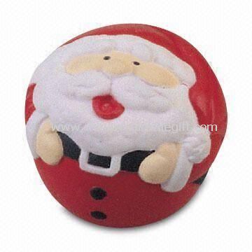 Stressbold i Santa Claus figur lavet af PU skum