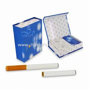 Cigarrillo electrónico con cinco cartuchos y dos baterías recargables