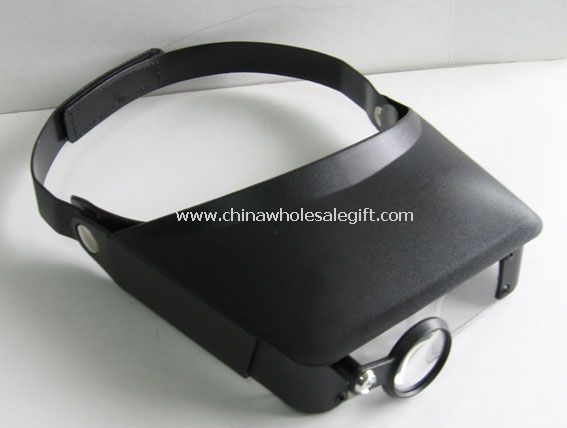 head magnifier with three lens