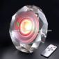 Diamond Color Changing LED Mood Light, 16.7 Million colors, K9 Crystal, 12W, with remote control small picture