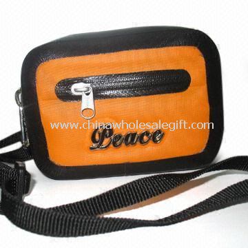 Saco da câmera com Zipper impermeável, feito de Material TPU