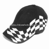 Brushed Heavy Cotton Cap in Checks Design images