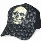 Heavy børstet bomuld Twill Baseball Cap med skelet udskrivning images