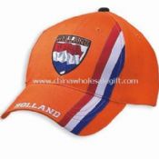 Heavy Cotton-Twill Sports Cap with Adjustable Plastic Snap images
