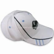 Casquette promotionnelle avec 6 panneaux et sangle réglable Velcro images