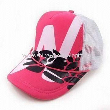 Womens Cap with Plastic Buckle Closure at Back