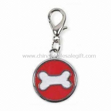 Pet ID Tag with Carabiner Clip