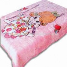 Printed Baby Blankets Made of 100% Acrylic or Polyester images