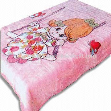 Printed Baby Blankets Made of 100% Acrylic or Polyester