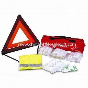 Kit de coche de seguridad incluyen el kit de primeros auxilios con la norma DIN 13164 Normas