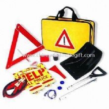 Roadside Tool Set with Collapsible Shovel, Electric Tape, First-aid Kit and Help Sign images
