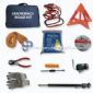 Személygépkocsi javítás eszköz készlet készlet szerszámtáska, Jumper kábel, sürgősségi fáklya, gumi heveder vontatási eszközök small picture