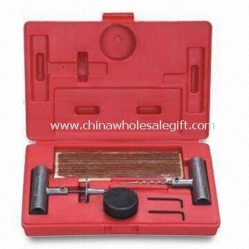 Zinc Alloy Car Tool Kit with 8-inch String and Lube Used for Tubeless Tire Repair