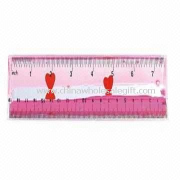 Liquid Acrylic Ruler with Fancy Floater