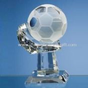 Crystal Football Trophy with High Transparency images