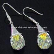 Fashionable Earrings Made of Crystal and Alloy images