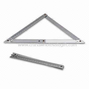 Square Ruler with Aluminum Folding Frame