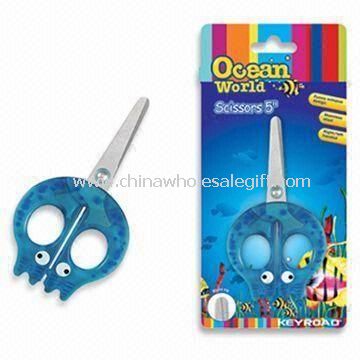 5-inch Craft Scissor in Fun Octopus Design Made of Stainless Steel and ABS