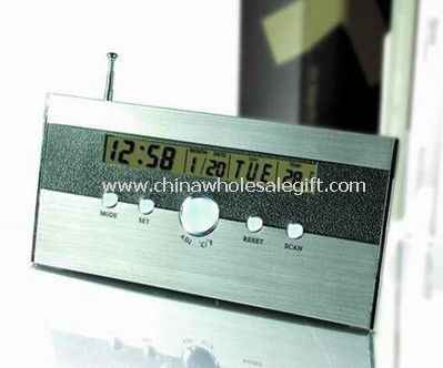 calendar clock with radio