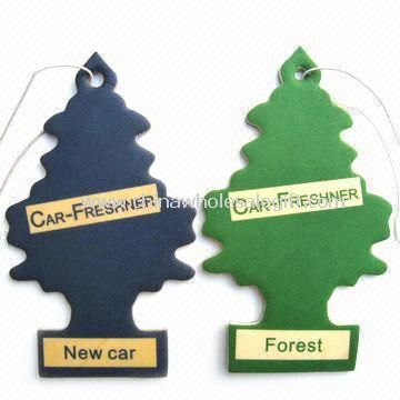 Carte de aer Freshener parfumate hârtie cu agăţat şir