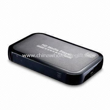 HD Media Player with 100 to 240V AC Adapter Input and F10 Chipset
