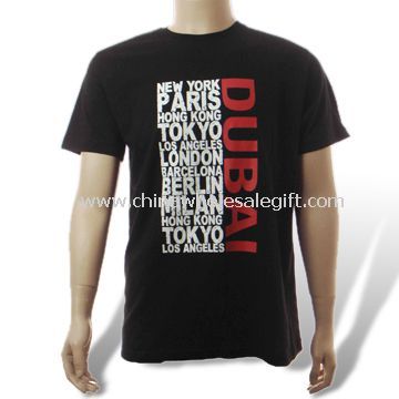 Mens T-shirt Made of Carded Cotton