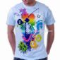 Knitted T-shirt with Printing Suitable for Men small picture