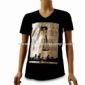 Mens T-shirt  Made of Cotton with Rubber Printing small picture