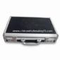 Aluminium Attache Case avec bande noire ABS Surface small picture