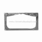 Car License Plate in Silver Color Made of Plastic small picture