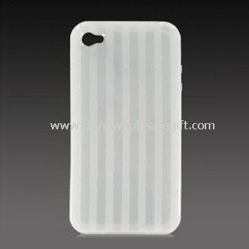 TPU için elma iPhone 3 G koruması ile yumuşak daha esnek deri durumda.