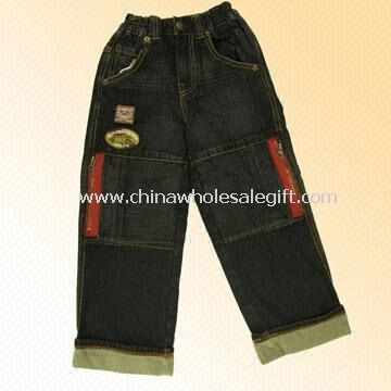 Мальчики джинсы сделаны из 100% хлопок Джинсовый черный
