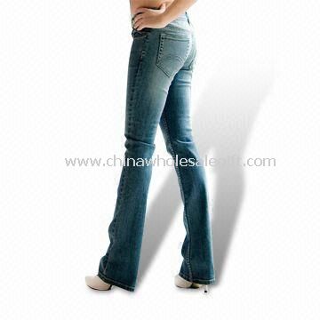 Pohodlné měkké a odolné proti opotřebení dámy Boot Cut džíny