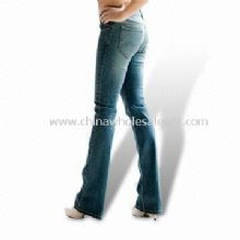 Señoras cómodas suaves y resistente al desgaste de arranque corte Jeans images