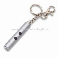 Promotional Keychain with Laser Pointer and LED Lights images