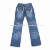 Womens Jeans Made of 100% Combed Cotton Comfortable to Wear images