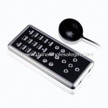 Mini IR Remote Control with Laser Pointer Mouse and Keyboard Functions