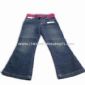 Damskie spodnie jeansowe w modny projekt wygodne do noszenia small picture