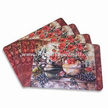 Placemat با استاندارد های اروپا ساخته شده از پلی پروپیلن