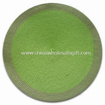 Round PP Placemat with 15-inch Diameter