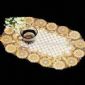 Placemat موجود در طلا و نقره ای رنگ ساخته شده از پی وی سی small picture