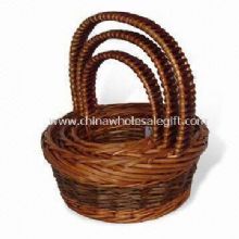 Storage Baskets with Handle Made of Willow images