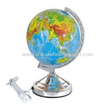 Globe terrestre lumineux