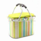 Picnic Cooler Basket with Aluminum Frame images