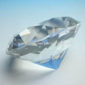 Peso de papel transparente em forma de diamante images
