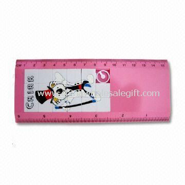 6-inch/15cm Scrabble Puzzle Ruler Made of PP