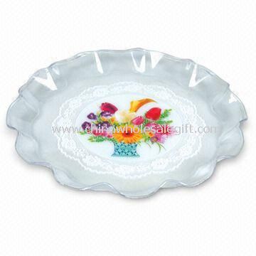 Customized Designs and Logos are Welcome Plastic Plate
