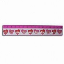 Cartoon Sticker Plastic Ruler Suitable for Office and School Use images